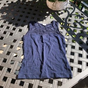2 FOR $10 navy blue tank top